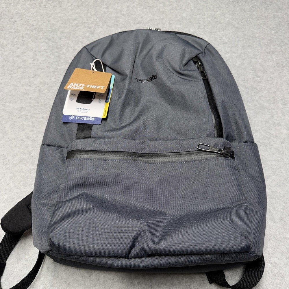 Pacsafe Metrosafe X Gray 20L Anti-Theft Backpack Laptop Compartment RFID